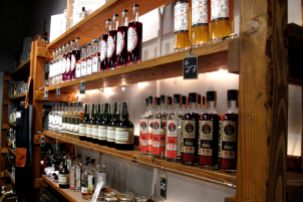 A large selection. GrandTen, though a small dstillery, offers a wide variety of spirits and cordials for purchase.