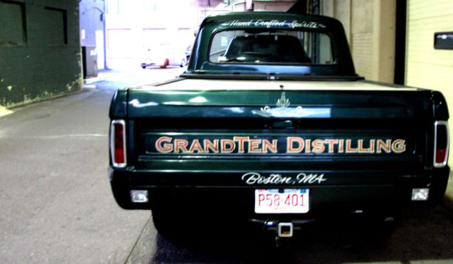 The GrandTen Truck, sitting in the parking lot.